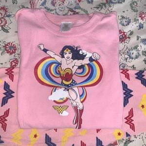 EUC Hanna Andersson Wonder Woman pajama’s, Size 12 (150 cm)